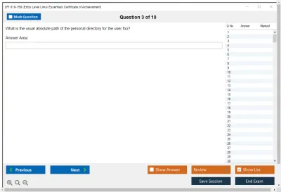 LPI 010-150 Linux Essentials Certificate Exam, version 1.5 Practice test exam simulator test engine exam Prep practice test questions answers Image 3