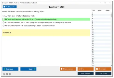 Checkpoint 156-315.77 Check Point Certified Security Expert Practice test exam simulator test engine exam Prep practice test questions answers Image 11