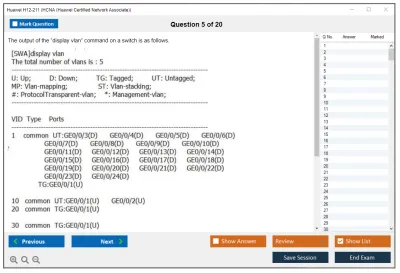 Huawei H12-211 HCNA (Huawei Certified Network Associate) Practice test exam simulator test engine exam Prep practice test questions answers Image 5
