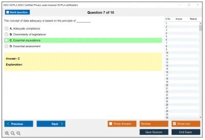 DSCI DCPLA DSCI Certified Privacy Lead Assessor Practice test exam simulator test engine exam Prep practice test questions answers Image 7