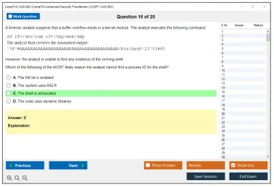 CompTIA CAS-003 CompTIA Advanced Security Practitioner (CASP) CAS-003 Practice test exam simulator test engine exam Prep practice test questions answers Image 16