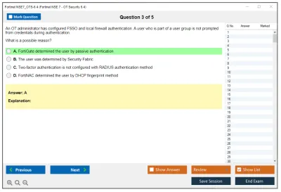 Fortinet NSE7_OTS-6.4 Fortinet NSE 7 - OT Security 6.4 Practice test exam simulator test engine exam Prep practice test questions answers Image 3