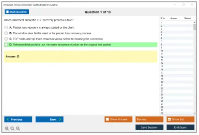 Wireshark WCNA Wireshark Certified Network Analyst Practice Exam Practice test exam simulator test engine exam Prep practice test questions answers Image 1