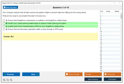 Netapp NS0-161 NetApp Certified Data Administrator-ONTAP Practice test exam simulator test engine exam Prep practice test questions answers Image 3