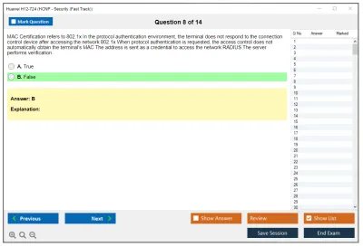Huawei H12-724 HCIP-Security (Fast track) V1.0 Practice test exam simulator test engine exam Prep practice test questions answers Image 8