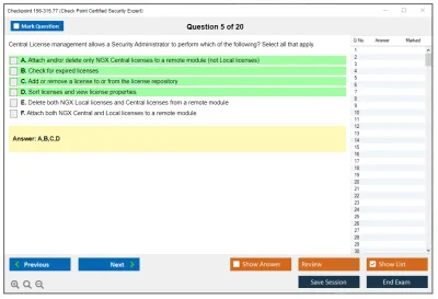 Checkpoint 156-315.77 Check Point Certified Security Expert Practice test exam simulator test engine exam Prep practice test questions answers Image 5