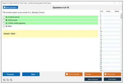 Huawei H11-828 HCNP-UC (Fast Track) - Unified Communication (Fast Track) Practice test exam simulator test engine exam Prep practice test questions answers Image 4