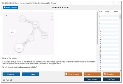 Qlik QSBA2021 Qlik Sense Business Analyst Certification Exam - February 2021 Release Practice test exam simulator test engine exam Prep practice test questions answers Image 8