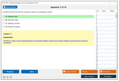 IAPP CIPT Certified Information Privacy Technologist (CIPT) Practice test exam simulator test engine exam Prep practice test questions answers Image 7