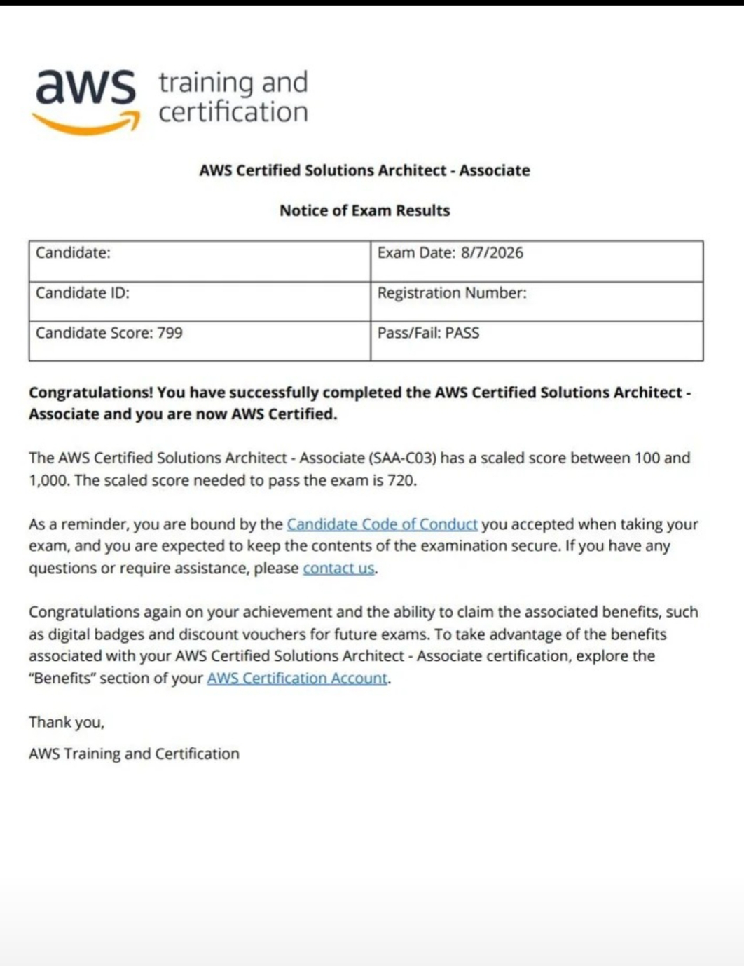 Exam Success Proof 2