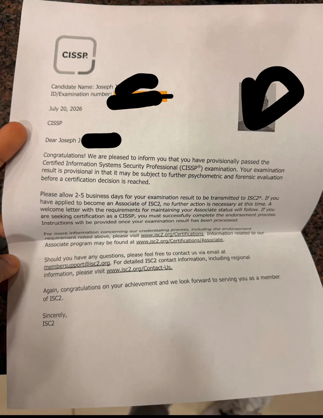 Exam Success Proof 4
