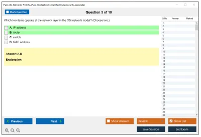 Palo Alto Networks PCCSA Palo Alto Networks Certified Cybersecurity Associate Practice test exam simulator test engine exam Prep practice test questions answers Image 3
