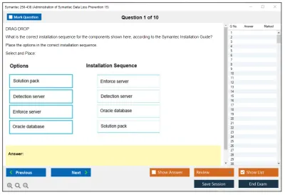 Symantec 250-438 Administration of Symantec Data Loss Prevention 15 Practice test exam simulator test engine exam Prep practice test questions answers Image 1
