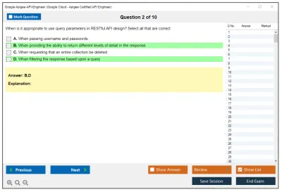 Google Apigee-API-Engineer Google Cloud - Apigee Certified API Engineer Practice test exam simulator test engine exam Prep practice test questions answers Image 2