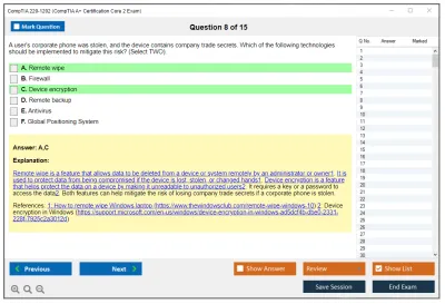 CompTIA 220-1102 CompTIA A+ Certification Core 2 Exam Practice test exam simulator test engine exam Prep practice test questions answers Image 8
