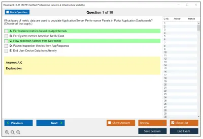 Riverbed 810-01 RCPE Certified Professional Network & Infrastructure Visibility Practice test exam simulator test engine exam Prep practice test questions answers Image 1