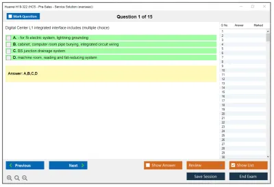 Huawei H19-322 HCS - Pre-Sales - Service Solution (overseas) Practice test exam simulator test engine exam Prep practice test questions answers Image 1
