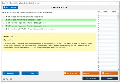 Cisco 500-442 Administering Cisco Contact Center Enterprise (CCEA) Practice test exam simulator test engine exam Prep practice test questions answers Image 3