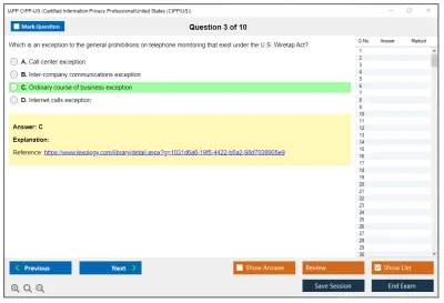 IAPP CIPP-US Certified Information Privacy Professional/United States (CIPP/US) Practice test exam simulator test engine exam Prep practice test questions answers Image 3