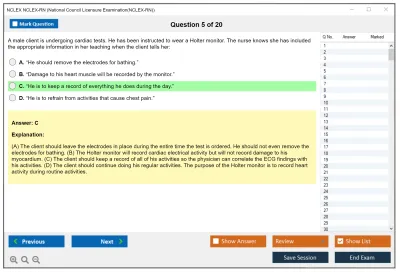 NCLEX NCLEX-RN National Council Licensure Examination(NCLEX-RN) Practice test exam simulator test engine exam Prep practice test questions answers Image 5