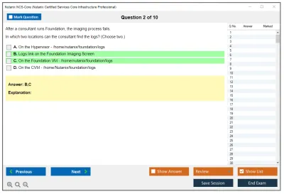 Nutanix NCS-Core Nutanix Certified Services Core Infrastructure Professional Practice test exam simulator test engine exam Prep practice test questions answers Image 2