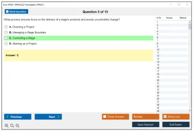 Exin PR2F PRINCE2 Foundation (PR2F) Practice test exam simulator test engine exam Prep practice test questions answers Image 5