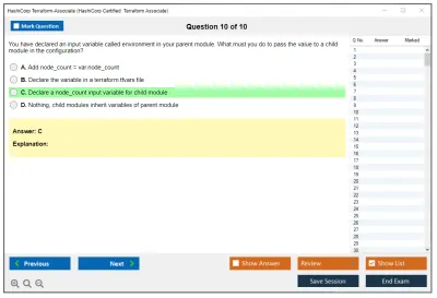 HashiCorp Terraform-Associate HashiCorp Certified: Terraform Associate Practice test exam simulator test engine exam Prep practice test questions answers Image 10