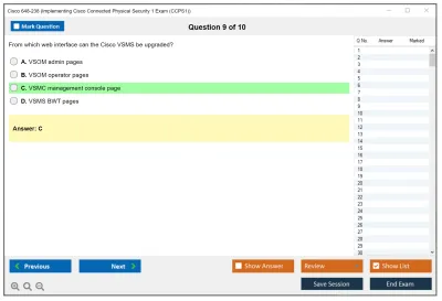 Cisco 648-238 Implementing Cisco Connected Physical Security 1 Practice test exam simulator test engine exam Prep practice test questions answers Image 9