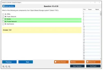 CompTIA CV0-001 CompTIA Cloud+ Practice test exam simulator test engine exam Prep practice test questions answers Image 10