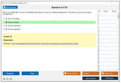Exin ITIL ITIL Foundation (V4) Practice test exam simulator test engine exam Prep practice test questions answers Image 8