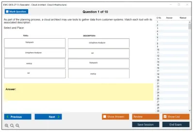 EMC DES-2T13 Specialist – Cloud Architect, Cloud Infrastructure Exam Practice test exam simulator test engine exam Prep practice test questions answers Image 1