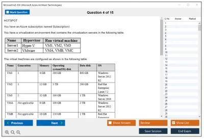Microsoft AZ-300 Microsoft Azure Architect Technologies Practice test exam simulator test engine exam Prep practice test questions answers Image 4