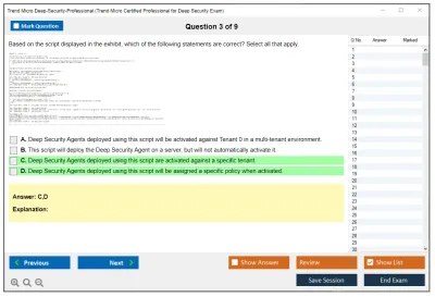 Trend Micro Deep-Security-Professional Trend Micro Certified Professional for Deep Security Exam Practice test exam simulator test engine exam Prep practice test questions answers Image 3