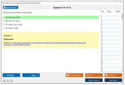 ServiceNow CSA ServiceNow Certified System Administrator Practice test exam simulator test engine exam Prep practice test questions answers Image 14