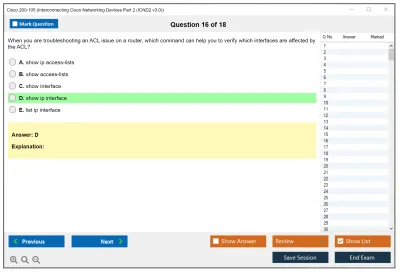 Cisco 200-105 Interconnecting Cisco Networking Devices Part 2 (ICND2 v3.0) Practice test exam simulator test engine exam Prep practice test questions answers Image 16