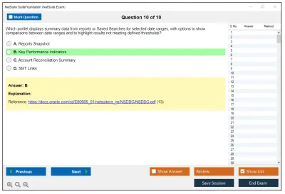 NetSuite SuiteFoundation NetSuite SuiteFoundation Exam Practice test exam simulator test engine exam Prep practice test questions answers Image 10