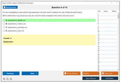 Appian ACD200 Appian Certified Senior Developer Practice test exam simulator test engine exam Prep practice test questions answers Image 6