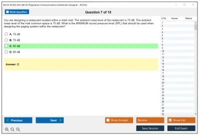 BICSI RCDD-002 BICSI Registered Communications Distribution Designer - RCDD Practice test exam simulator test engine exam Prep practice test questions answers Image 7