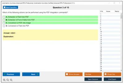 Automation Anywhere Advanced-RPA-Professional Automation Anywhere Certified Advanced RPA Professional (V11) Practice test exam simulator test engine exam Prep practice test questions answers Image 3