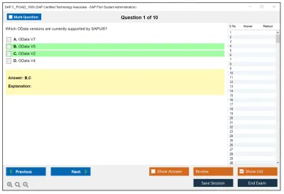 SAP C_FIOAD_1909 SAP Certified Technology Associate - SAP Fiori System Administration Practice test exam simulator test engine exam Prep practice test questions answers Image 1