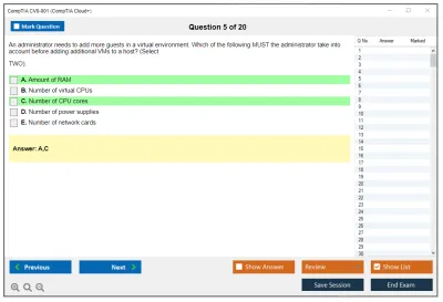 CompTIA CV0-001 CompTIA Cloud+ Practice test exam simulator test engine exam Prep practice test questions answers Image 5