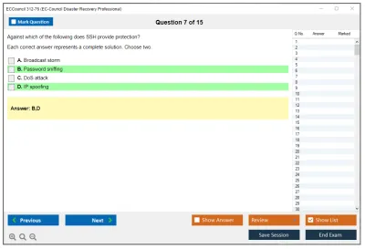ECCouncil 312-76 Disaster Recovery Professional Practice Test Practice test exam simulator test engine exam Prep practice test questions answers Image 7