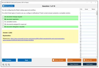 Microsoft MB6-897 Microsoft Dynamics 365 for Retail Practice test exam simulator test engine exam Prep practice test questions answers Image 1