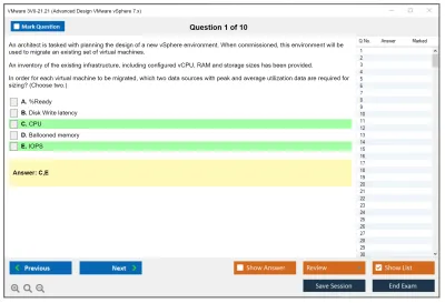VMware 3V0-21.21 Advanced Design VMware vSphere 7.x Practice test exam simulator test engine exam Prep practice test questions answers Image 1