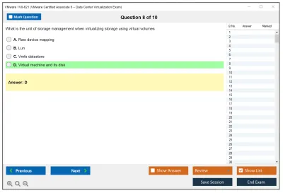 VMware 1V0-621 VMware Certified Associate 6 – Data Center Virtualization Exam Practice test exam simulator test engine exam Prep practice test questions answers Image 8