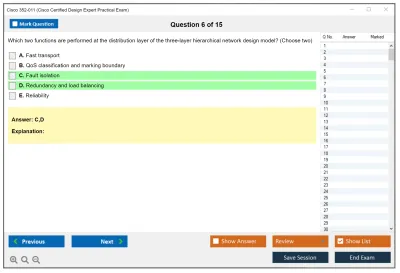 Cisco 352-011 Cisco Certified Design Expert Practical Exam Practice test exam simulator test engine exam Prep practice test questions answers Image 6