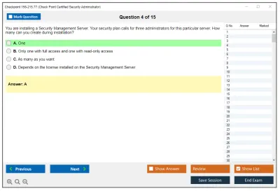 Checkpoint 156-215.77 Check Point Certified Security Administrator Practice test exam simulator test engine exam Prep practice test questions answers Image 4