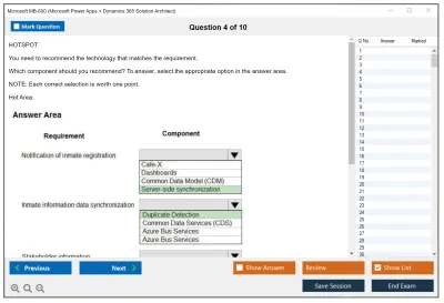Microsoft MB-600 Microsoft Power Apps + Dynamics 365 Solution Architect Practice test exam simulator test engine exam Prep practice test questions answers Image 4