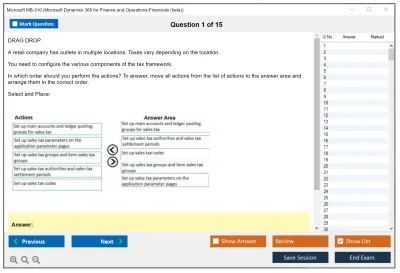 Microsoft MB-310 Microsoft Dynamics 365 Finance Practice test exam simulator test engine exam Prep practice test questions answers Image 1