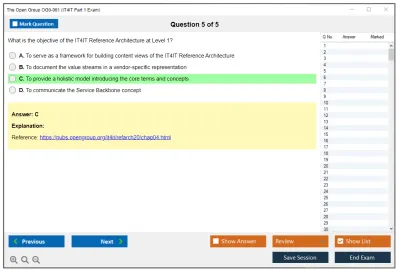 The Open Group OG0-061 IT4IT Part 1 Exam Practice test exam simulator test engine exam Prep practice test questions answers Image 5